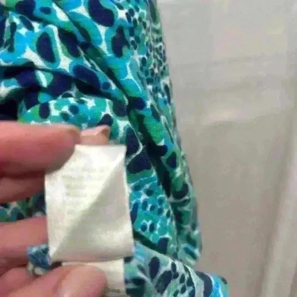 Lilly Pulitzer Medium Blue Animal Print Dress Item# 1E - Picture 6 of 7